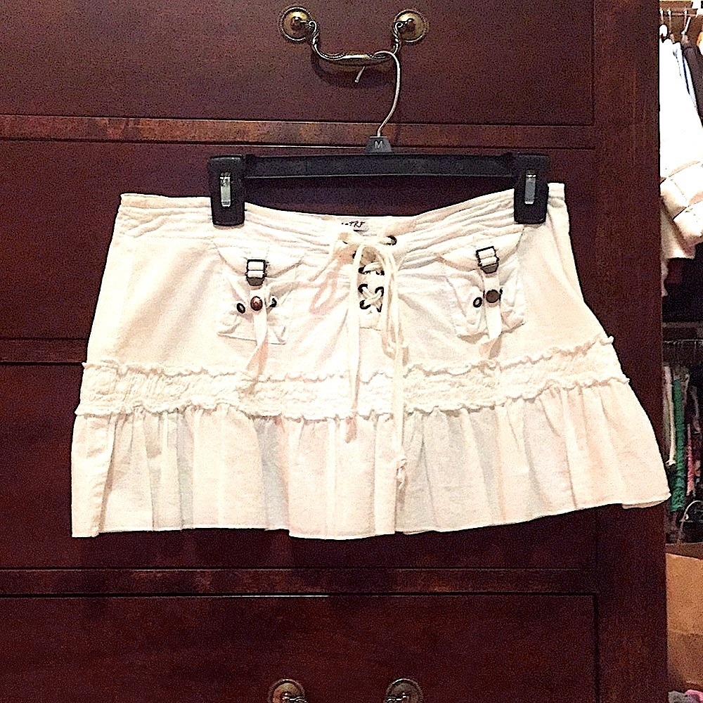 Zara skirt vintage white